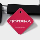 Вешалка для брюк и юбок с зажимами Доляна, 30×17 см, чёрная - Фото 5