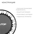 Батут детский ONLITOP, d=97 см, цвет синий - Фото 3