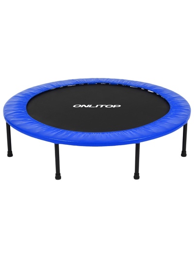 Батут детский ONLYTOP, d=127 см, цвета МИКС