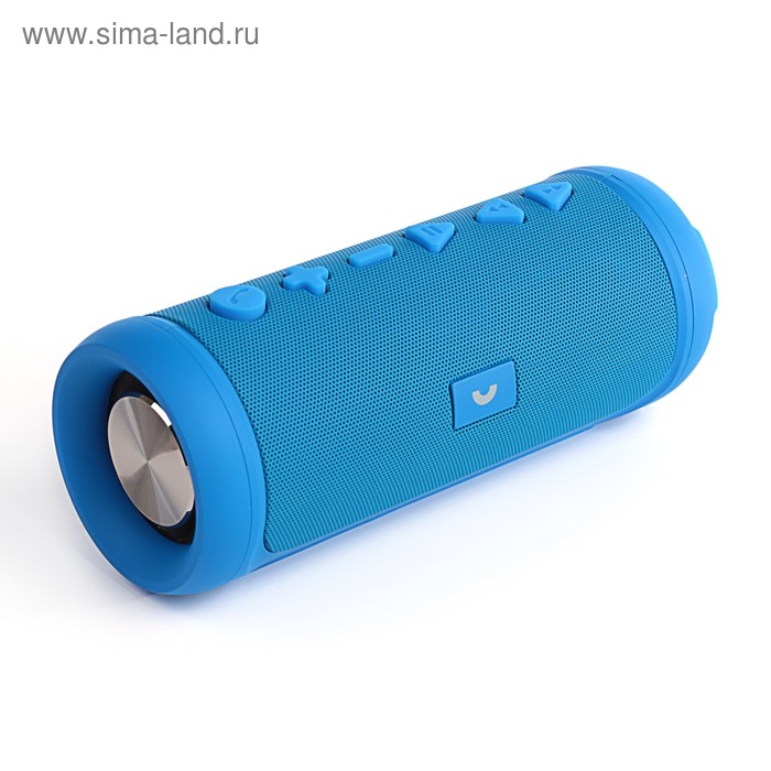 Портативная колонка Prime Line XS-Sound Tube, 2x5В, Bт 3.0, micro SD, AUX, синя   34080 - Фото 1