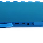 Портативная колонка Prime Line XS-Sound Tube, 2x5В, Bт 3.0, micro SD, AUX, синя   34080 - Фото 5