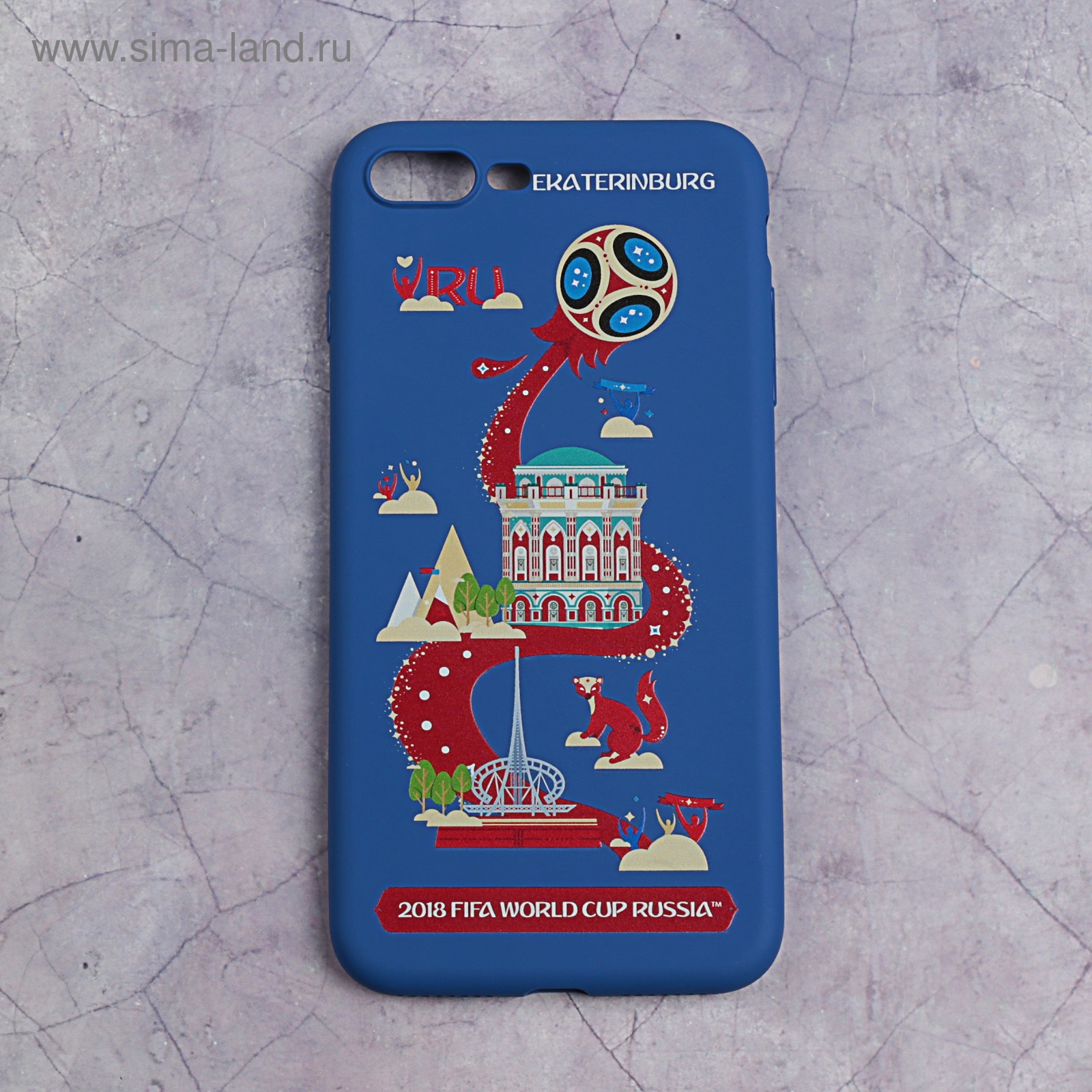 Чехол FIFA WORLD CUP RUSSIAN 2018, iPhone 7/8 Plus, матовое покрытие  (3408124) - Купить по цене от 186.00 руб. | Интернет магазин SIMA-LAND.RU