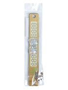 Табличка для номера телефона TORSO, в автомобиль, золотистый, светится в темноте - Фото 6