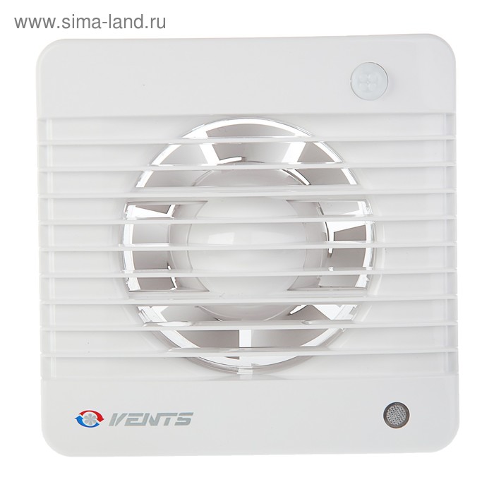 Вентилятор вытяжной VENTS 100 МТР, d=100 мм, с таймером и датчиком движения, белый - Фото 1