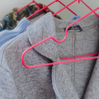 Плечики-вешалки для одежды Доляна, размер 40-44, антискользящее покрытие, цвет розовый - Фото 6