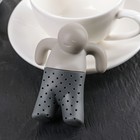 Ситечко для чая Доляна «Человечек», 8.5×7×3 см, цвет серый - Фото 3