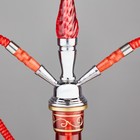 Кальян «Илхами», 42 см, 2 трубки, красный - Фото 3