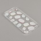 Чехол LuazON "Макаруны" для телефона iPhone 5/5s, силиконовый, прозрачный - Фото 3