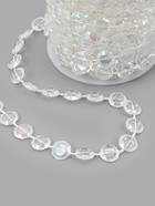 Бусы на нитях, с голографией, 10 мм, 9±1 м, прозрачные - Фото 2