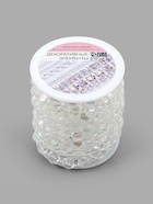 Бусы на нитях, с голографией, 10 мм, 9±1 м, прозрачные - Фото 4