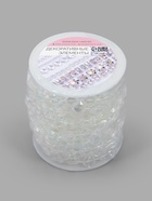 Бусы на нитях, с голографией, 10 мм, 9±1 м, прозрачные - Фото 5