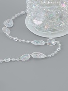 Бусы на нитях, с голографией, 15 мм, 9±1 м, прозрачные - Фото 2