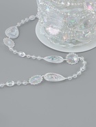 Бусы на нитях, с голографией, 15 мм, 9±1 м, прозрачные - Фото 3