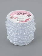 Бусы на нитях, 8 мм, 9±1 м, прозрачные - Фото 5