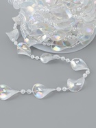 Бусы на нитях, с голографией, 16 мм, 9±1 м, прозрачные - Фото 2