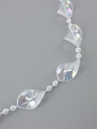 Бусы на нитях, с голографией, 16 мм, 9±1 м, прозрачные - Фото 3