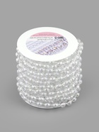 Бусы на нитях, с голографией, круглые, 6 мм, 9 ± 1 м, цвет прозрачный - фото 809598435