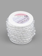Бусы на нитях, с голографией, круглые, 6 мм, 9 ± 1 м, цвет прозрачный - фото 809598436