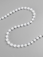 Жемчуг на нитях, круглый, 6 мм, 9±1 м, белый - Фото 1