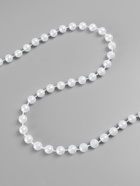 Жемчуг на нитях, круглый, 6 мм, 9±1 м, белый - Фото 2