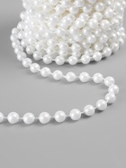 Жемчуг на нитях, круглый, 8 мм, 9±1 м, белый - Фото 3