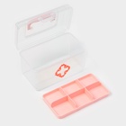 Аптечка, 15.5×9×9.5 см, пластик, прозрачный корпус, МИКС - Фото 7