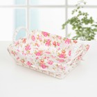 Корзина для хранения плетёная Доляна «Лето», 32×21×13 см, цвет белый - Фото 2