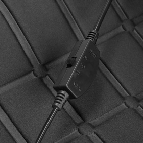 Накидка с подогревом TORSO, 12 В, регулятор, 95×50 см, провод 130 см, черный