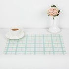 Салфетка сервировочная на стол «Окна», 42,5×29 см, цвет голубой - Фото 2