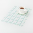 Салфетка сервировочная на стол «Окна», 42,5×29 см, цвет голубой - Фото 4