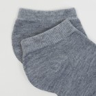 Носки мужские укороченные, цвет серый, размер 25-27 (размер обуви 39-42) - Фото 2