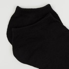 Носки мужские укороченные, цвет чёрный, размер 29-31 (размер обуви 45-47 - Фото 2