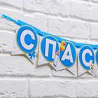 Гирлянда на ленте «Спасибо за сына!», длина 215 см - Фото 3
