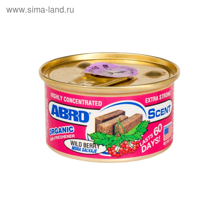 Ароматизатор Abro Organic «Лесные ягоды» - Фото 1