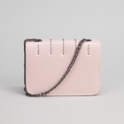 Сумка женская, отдел на замке, длинная цепь, цвет розовый - Фото 3