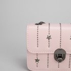 Сумка женская, отдел на замке, длинная цепь, цвет розовый - Фото 4
