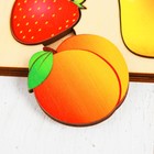 Рамка - вкладыш «Большие фрукты», развивающая доска - Фото 3