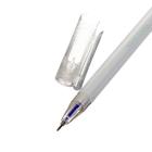 Ручка гелевая со стираемыми чернилами 0,5 мм, стержень синий, корпус МИКС, (причина: плохо пишет стержень), (штрихкод на штуке) - Фото 3