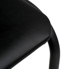 Стул Аскона, искусственная кожа, чёрный, каркас черный - Фото 2