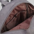 Рюкзак мол L-8618, 20*9*23, отдел на молнии, н/карман, т.серый - Фото 5