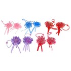 резинка для волос "Маленькая модница" ткань цветы (набор 2 шт) - Фото 2