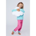 Пижама для девочек, цвет мятный, рост 104-110 (30) см - Фото 1