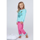 Пижама для девочек, цвет мятный, рост 104-110 (30) см - Фото 4