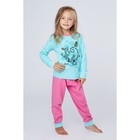 Пижама для девочек, цвет мятный, рост 104-110 (30) см - Фото 7