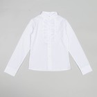 Блузка для девочки , рост 134-140 см, цвет белый - Фото 1