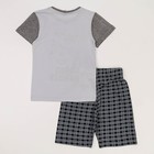 Пижама для мальчиков, рост 116-122 (34) см, цвет серый - Фото 2