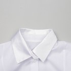 Блузка для девочки, рост 122 см, цвет белый - Фото 3