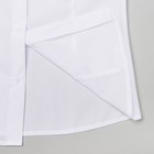 Блузка для девочки, рост 122 см, цвет белый - Фото 4