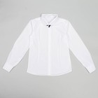 Блузка для девочки, рост 140 см, цвет белый - Фото 1