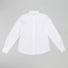 Блузка для девочки, рост 140 см, цвет белый - Фото 2